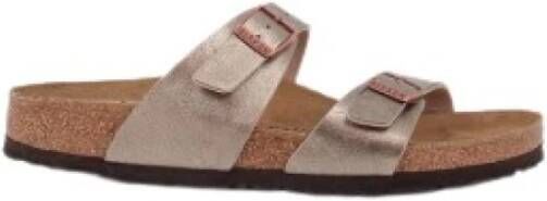 Birkenstock Sydney Birko-Flor Smalle Sandalen voor Dames Grijs Dames - Foto 5