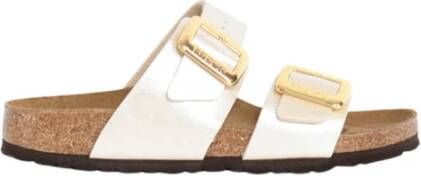 BIRKENSTOCK Slippers Dames Sydney Cushion Buckle Maat: 42 Materiaal: Leatherlook Kleur: Goud - Foto 5