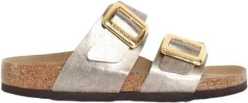 BIRKENSTOCK Slippers Dames Sydney Cushion Buckle Maat: 43 Materiaal: Leer Kleur: Bronskleurig - Foto 7