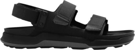 Birkenstock Comfortabele Platte Sandalen voor Mannen Black Heren