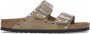 Birkenstock Taupe Arizona Rivet Sliders Beige Dames - Thumbnail 1