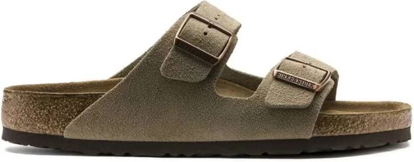 Birkenstock Taupe Arizona Sandalen Beige Heren