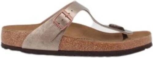 Birkenstock Gizeh Dames Slippers Graceful Taupe Regular fit | Taupe | Imitatieleer - Foto 12