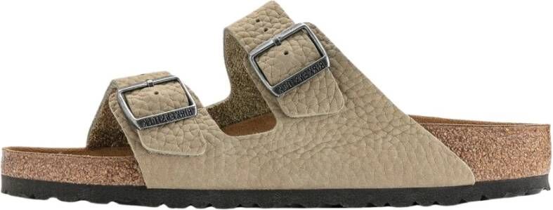 Birkenstock Teenslippers & Sliders Beige Heren