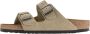 Birkenstock Arizona Heren Slippers Desert Buck Faded Khaki Narrow fit | Groen | Nubuck - Thumbnail 11