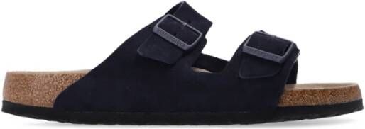 Birkenstock Teenslippers & Sliders Blauw Heren