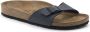 Birkenstock Madrid Dames Slippers Metallic Black Narrow fit | Zwart | Imitatieleer - Thumbnail 54