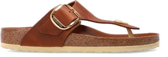 Birkenstock Gizeh Big Buckle Nl Womens Cognac Schoenmaat 35 Slides 1018745 - Foto 15