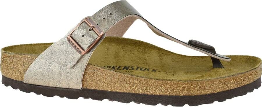 Birkenstock Gizeh Dames Slippers Graceful Taupe Regular fit | Taupe | Imitatieleer - Foto 11