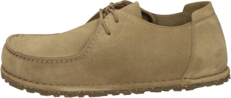 Birkenstock Stijlvolle Veterschoenen voor Mannen Beige Dames