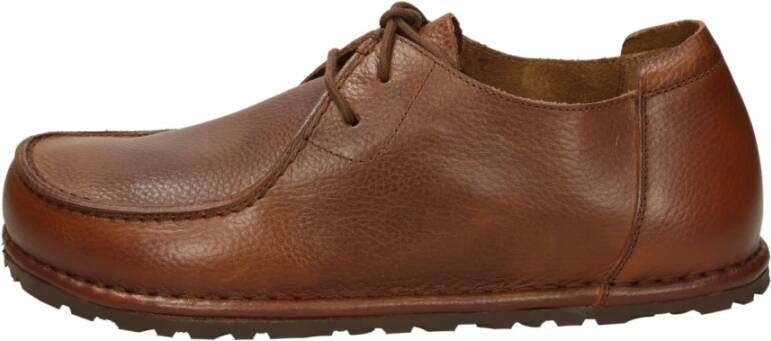 Birkenstock UTTI LACE NATURAL LEATHER Vrije tijdsschoenenHeren veterschoenHeren sneakersCasual Bruin - Foto 3