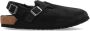 Birkenstock Zwarte Suède Sandalen met Shearling Black Dames - Thumbnail 6