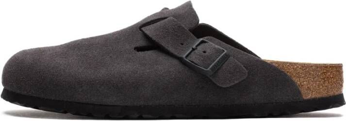 Birkenstock Sandalen Boston Bs Slippers Grijs 1028552 in grijs