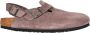 Birkenstock Verbleekte Paarse Suède Sandalen Purple Dames - Thumbnail 7