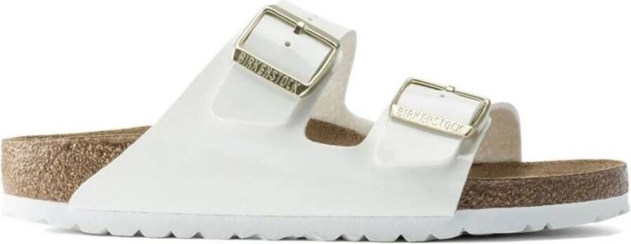 Birkenstock Arizona Slippers Patent White Regular fit | Wit | Imitatieleer - Foto 8