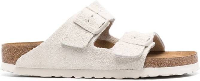 BIRKENSTOCK Teenslippers Dames Arizona Soft Maat: 37 Materiaal: Suède Kleur: Beige - Foto 4