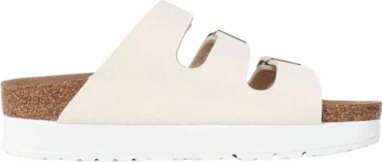 Birkenstock Witte Damessandalen Flex Platform