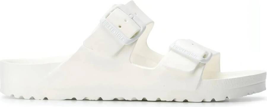 Birkenstock Witte Rubberen Slipper Dubbele Gespsluiting White - Foto 15