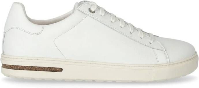Birkenstock Witte Leren Bend Low Sneaker White Heren