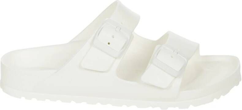 Birkenstock Witte Rubberen Slipper Dubbele Gespsluiting White - Foto 18