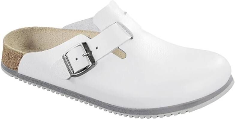 Birkenstock Elegante Leren Klompen Comfortabel Stijlvol White - Foto 3