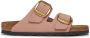 Birkenstock Klassieke Big Buckle Nubuck Leren Sandaal Pink Dames - Thumbnail 1