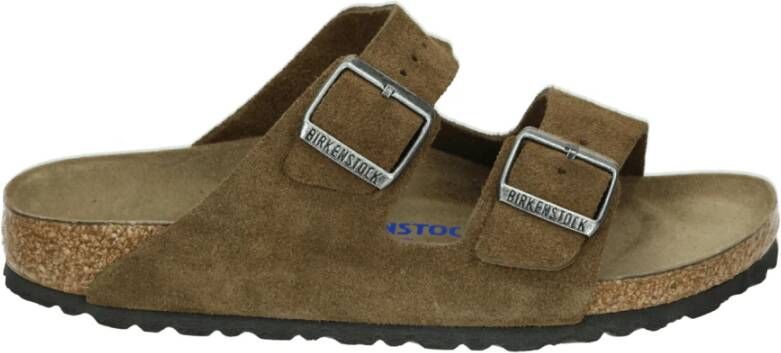 Birkenstock Sandalen Arizona SF Suede Leather Narrow Dark Tea Tonal - Foto 3