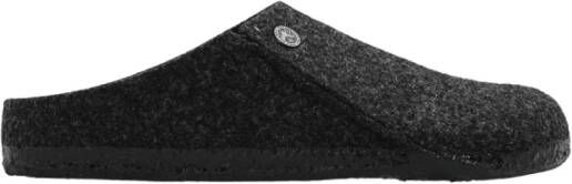 Birkenstock Zermatt Pantoffels Anthracite Regular fit | Zwart | Wolvilt - Foto 4