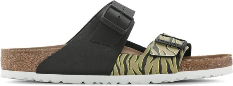 Birkenstock Sandales met gesp van synthetisch leer Black Dames