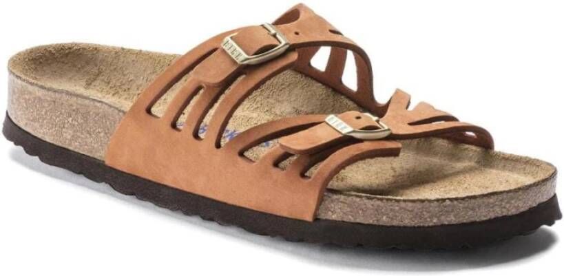 Birkenstock Zomer Schoeisel Collectie Bruin Dames