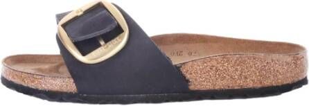 BIRKENSTOCK Slippers Dames Madrid Big Buckle Maat: 39 Materiaal: Nubuck Kleur: Zwart - Foto 10