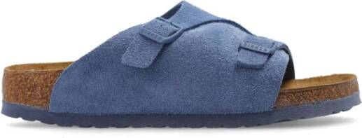 Birkenstock Zurich BS suède slippers Blue Dames