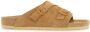Birkenstock Beige Suède Slippers Zürich Style Beige Heren - Thumbnail 1
