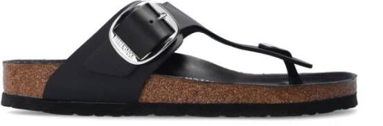 Birkenstock Gizeh Big Buckle sandalen zwart natuurleer regular dames(1018753 ) - Foto 7