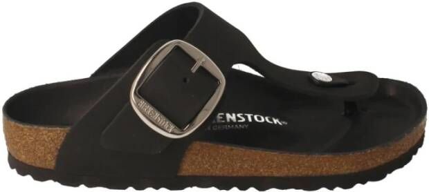 Birkenstock Zwarte Gizeh damessandalen Zwart Dames