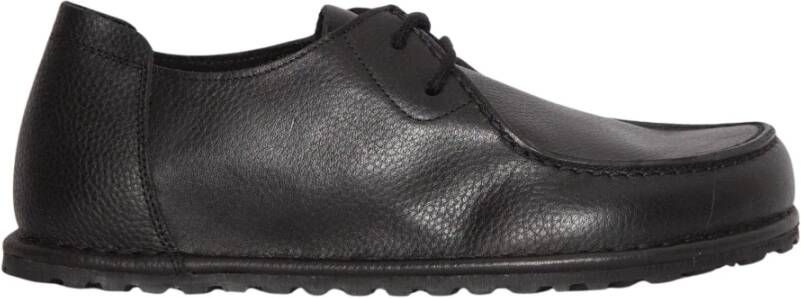 Birkenstock Zwarte Kant Leren Mocassin Schoenen