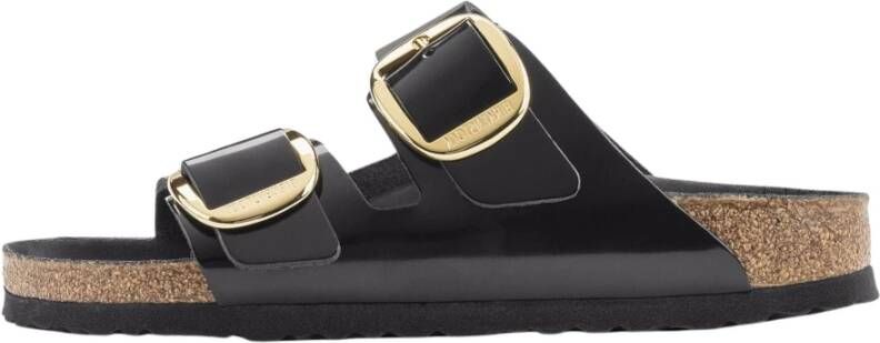 BIRKENSTOCK Slippers Dames Arizona Big Buckle Maat: 41 Materiaal: Nubuck Kleur: Zwart - Foto 18