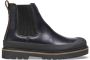 Birkenstock Zwarte leren enkellaarzen - Thumbnail 1