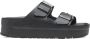 Birkenstock Zwarte leren platform sandalen - Thumbnail 1