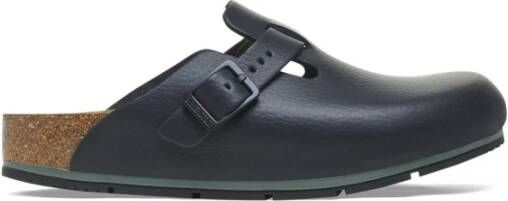 Birkenstock Zwarte leren professionele klompen