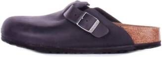 Birkenstock Boston Black narrow Fettleder Oiled Leather Unisex Pantoffels Zwart - Foto 19