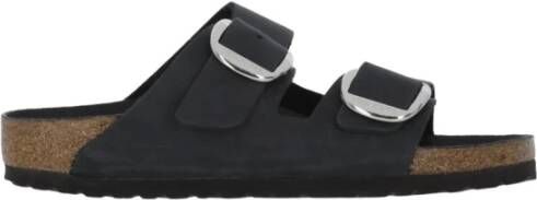 Birkenstock ssandalen Arizona Big Buckle Natural Leather Oiled Etroit Zwart - Foto 17