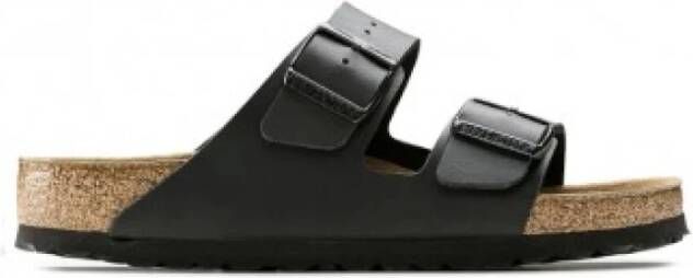 Birkenstock Zwarte Sandalen met Anatomisch Voetbed Black Heren