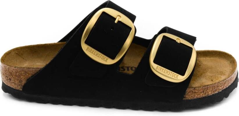 BIRKENSTOCK Slippers Dames Arizona Big Buckle Maat: 41 Materiaal: Nubuck Kleur: Zwart - Foto 9
