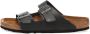 Birkenstock Zwarte Sandalen van Geölied Leder Black Heren - Thumbnail 1