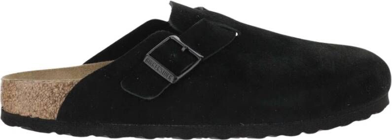 Birkenstock Zwarte Slippers Black Heren