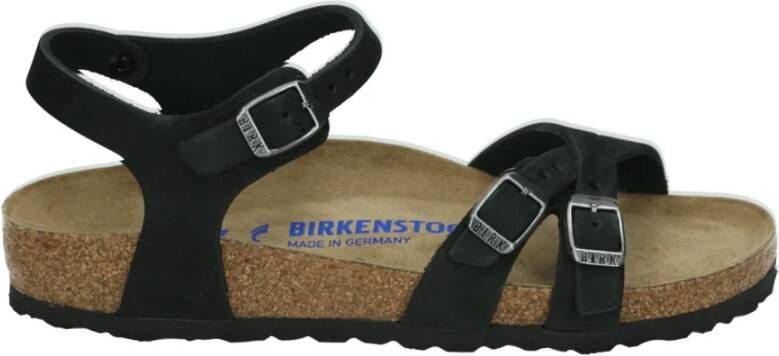 Birkenstock Zwarte Soft Footbed Sandaal