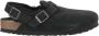 Birkenstock Zweedse Mules met Lammfell Voering Black Dames - Thumbnail 1