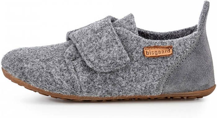 Bisgaard Kid's Casual Wool Pantoffels grijs