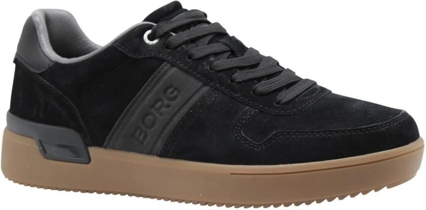 Björn Borg Spin Suede Sneaker Heren Lage Schoen Mannen Zwart Suede - Foto 11